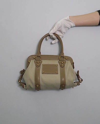 Sac De Nuit MM, &pound;90, Handbags, Beige, Canvas, Front view